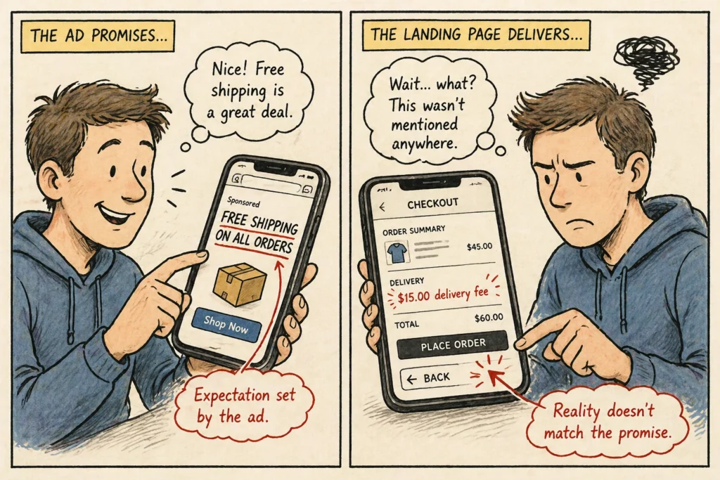 Landing Pages vs. Ad Copy: The Disconnect